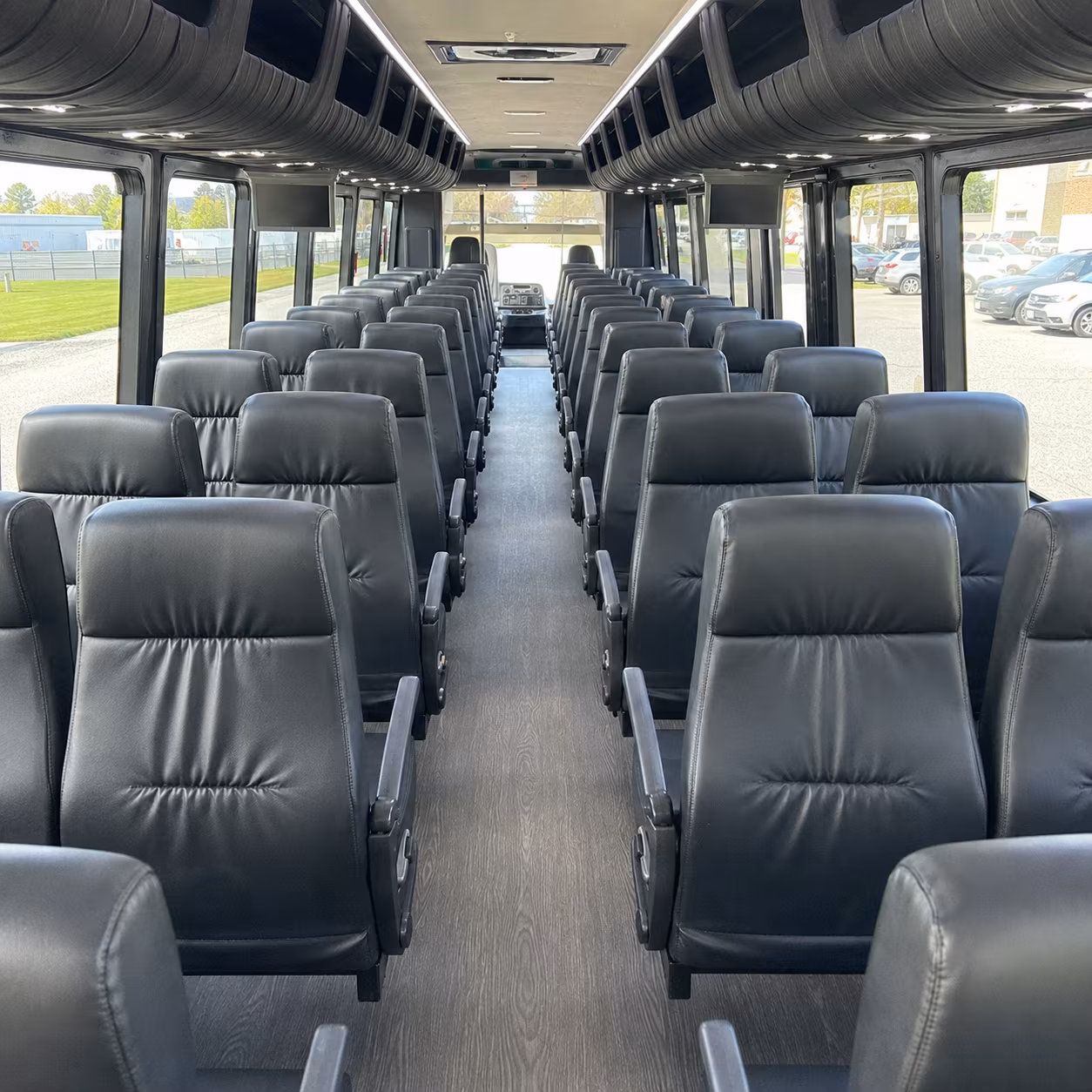 Sandy Springs Airport Shuttle & Transportation party bus exterior