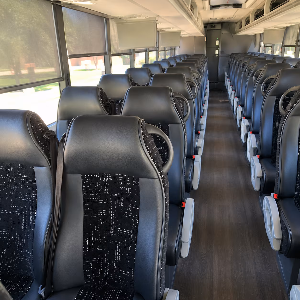 Sandy Springs Airport Shuttle & Transportation party bus interior