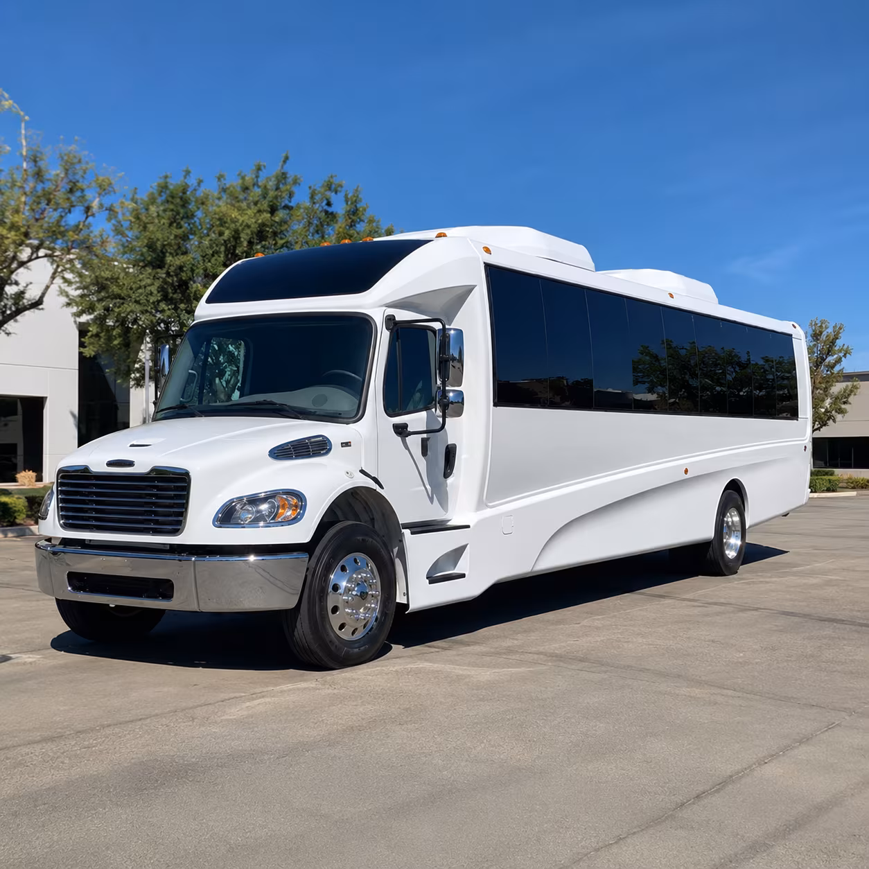 Sandy Springs Airport Shuttle & Transportation party bus exterior