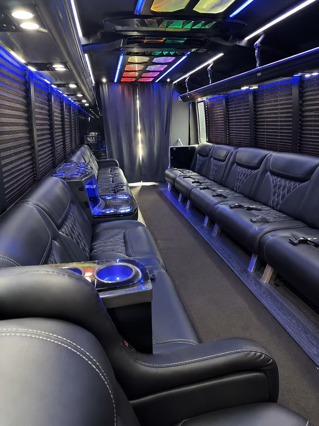 Sandy Springs Concert & Music Festival Transportation party bus exterior