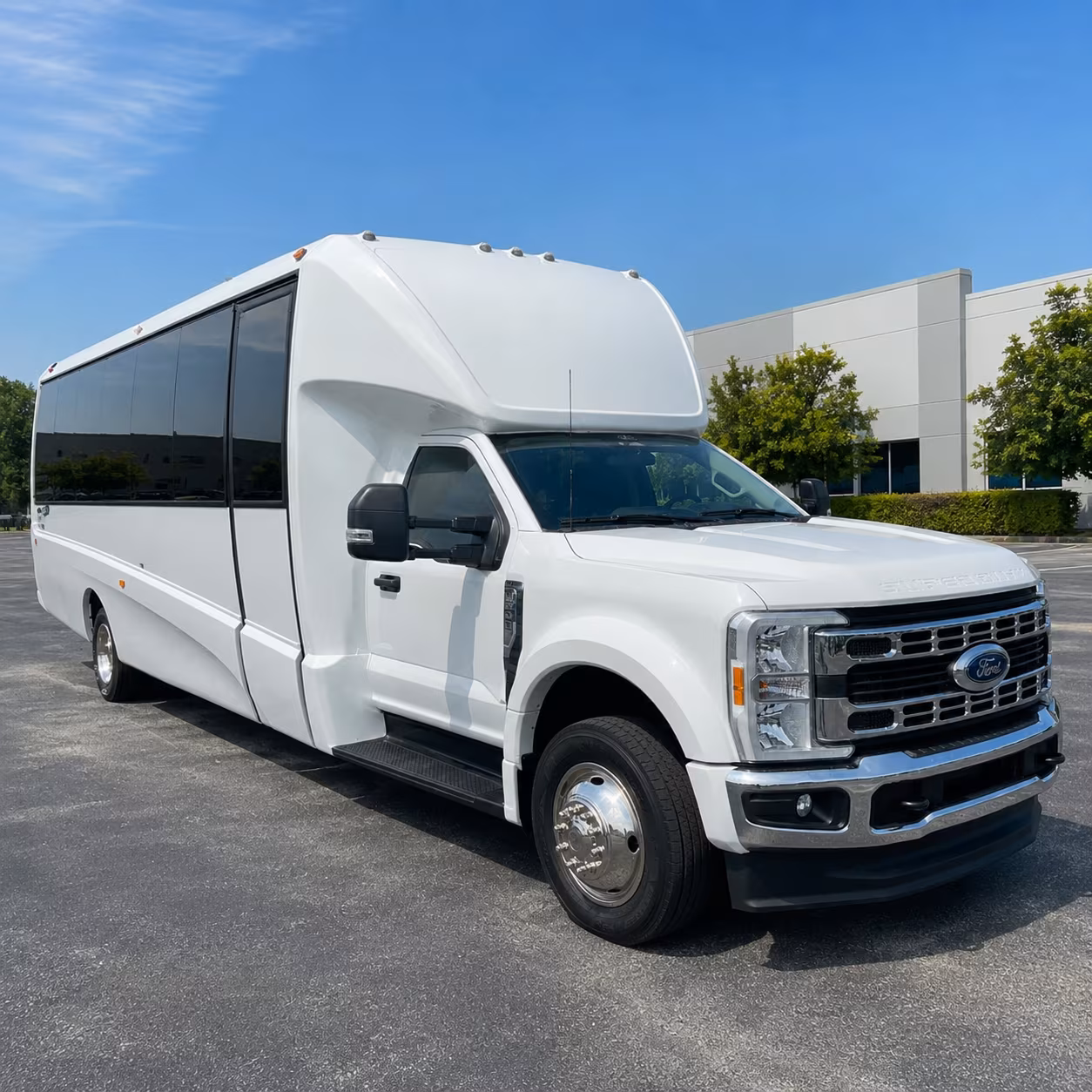 Sandy Springs Corporate Transportation party bus exterior