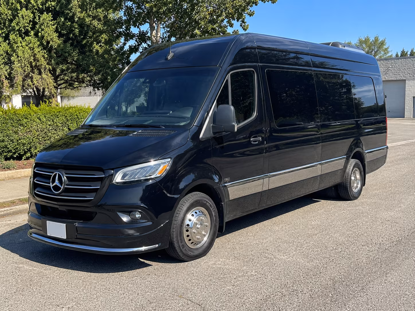 Sandy Springs Corporate Transportation party bus exterior