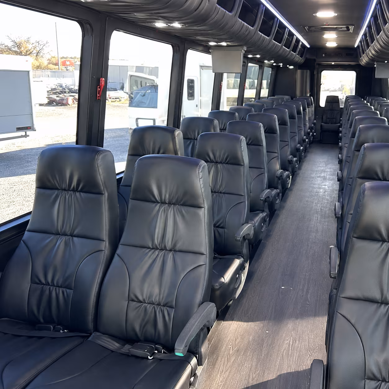Sandy Springs Corporate Transportation party bus exterior