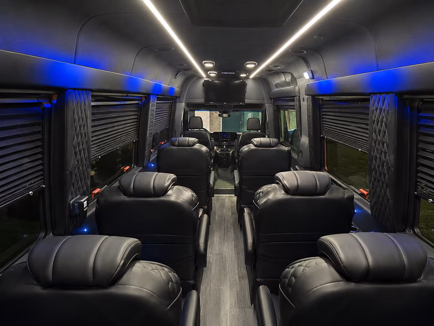 Sandy Springs Corporate Transportation onboard seating