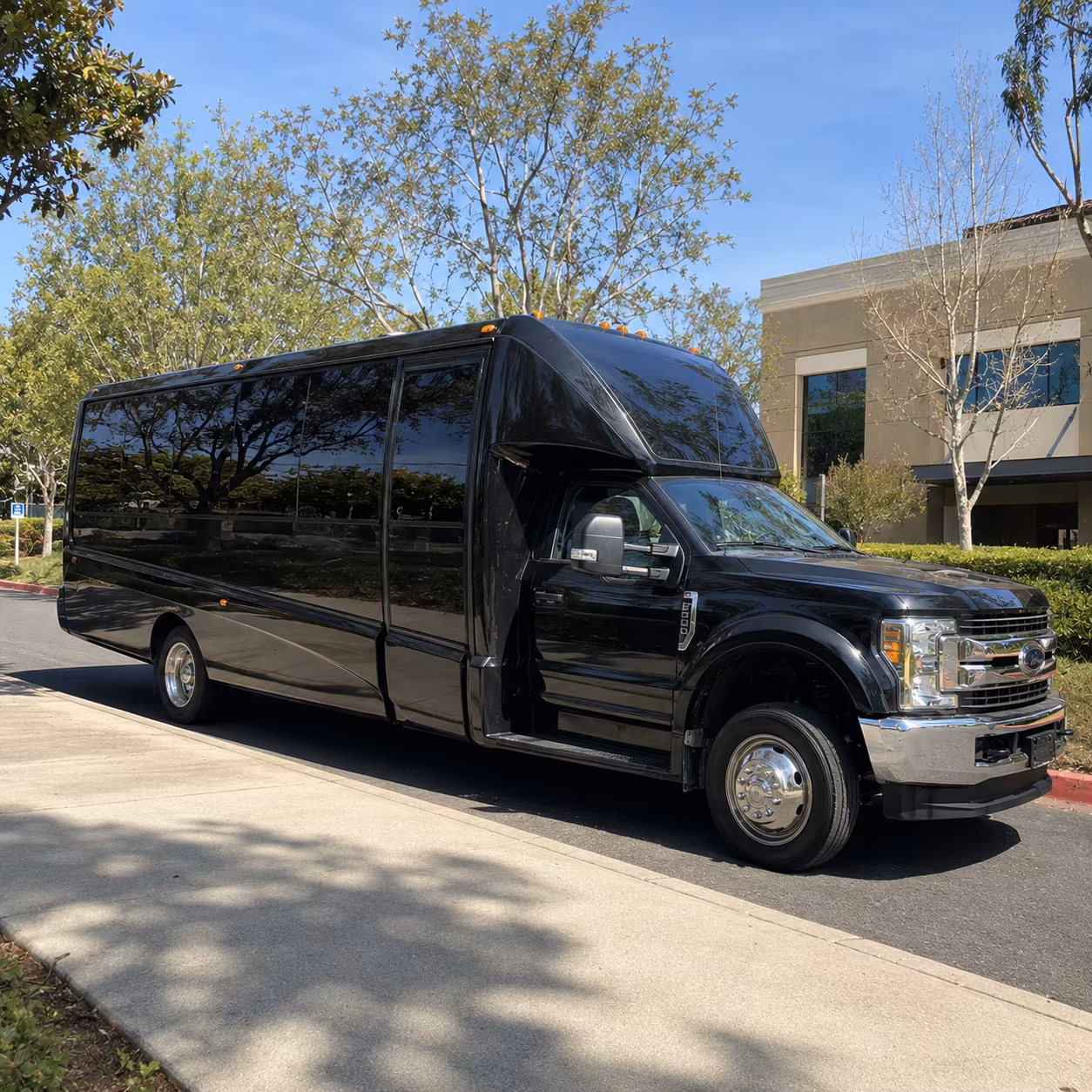 Sandy Springs Prom & Homecoming Transportation party bus exterior