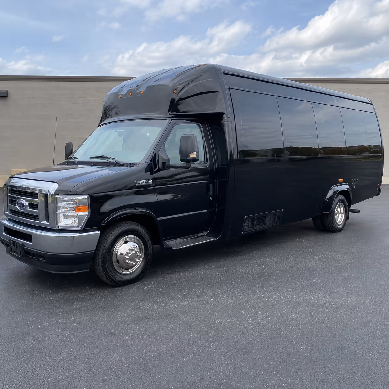 Sandy Springs Wedding Transportation party bus exterior