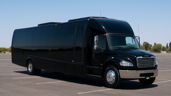 Exterior of Charter Bus Company Alpharetta's 20 Passenger Party Bus in Alpharetta
