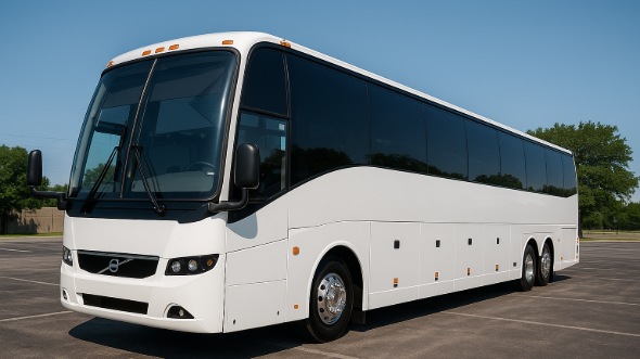 Exterior of Charter Bus Company Stonecrest's 40 Passenger Party Bus in Stonecrest