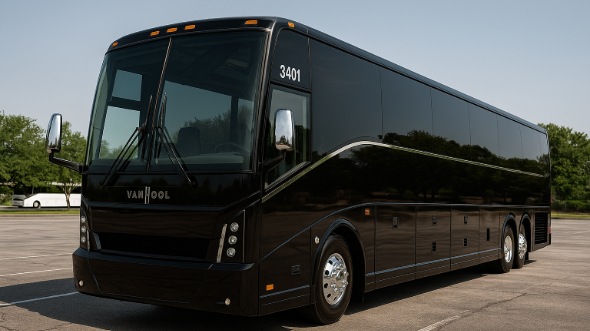 Exterior of Charter Bus Company Atlanta's 50 Passenger Party Bus in Atlanta